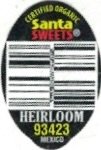 Santa Sweets certified organic heirloom 93423 mexico
