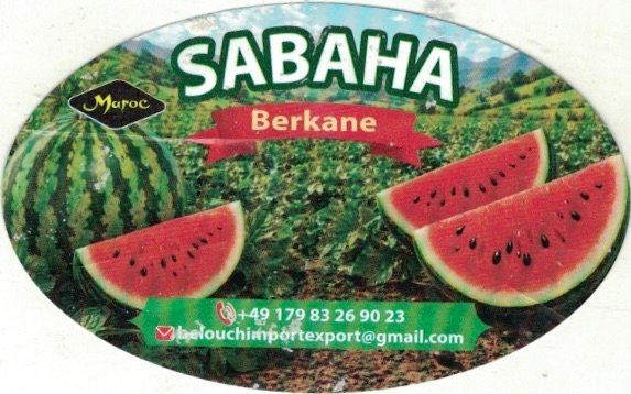 Sabaha maroc berkane belouchimportexport@gmail.com