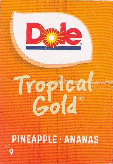 Dole tropical gold pineapple ananas 9 visit a pineapple farm! www.dole.eu product of honduras 4014071051164 h9