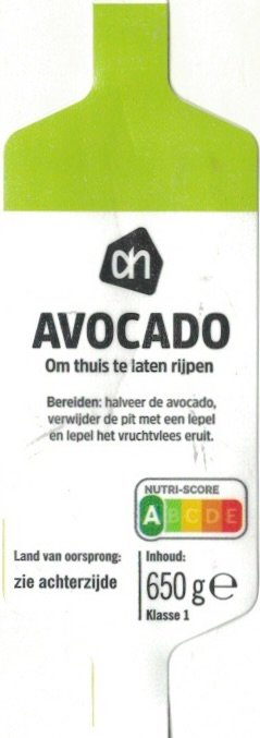 AH avocado om thuis te laten rijpen