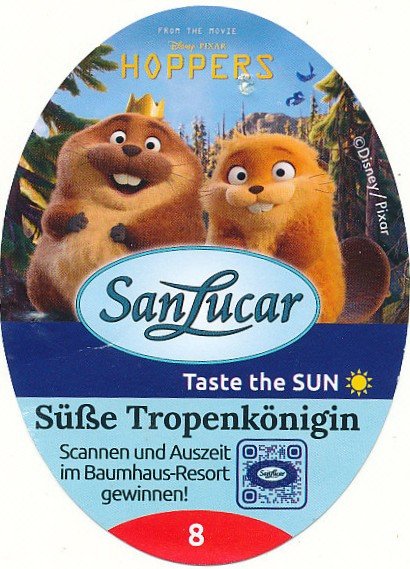San Lucar from the movie disney hoppers 8 8430631286375