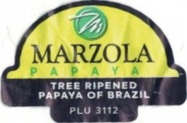 marzola papaya tree ripened papaya of brazil plu 3112