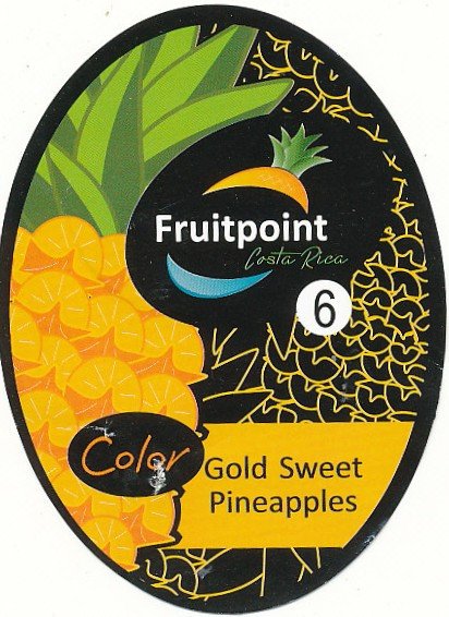 fruitpoint color costa rica gold sweet pineapples 6 8718836410079