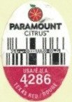 Paramount citrus usa eua 4286 texas red rouge
