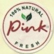Pink 100% natural fresh