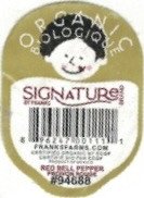 Signature Brand by franks organic biologique 896247001111 product of mexico red bell pepper poivron rouge #94688