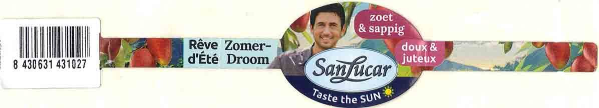 sanlucar taste the sun 8430631431027 reve d ete zomer droom zoet & sapping doux & juteux