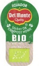 Del Monte quality ecuador sticker ok compost home bio ec bio 144 ecuador agriculture