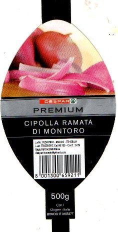 despar premium cipolla ramata di montoro 8001300659211