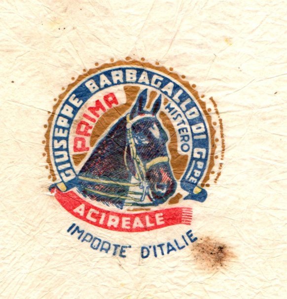 Mistero giuseppe barbagallo di g.ppe acireale prima importe d italie