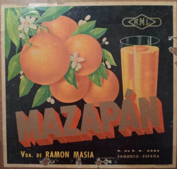 ,mazapan vda de ramon masia re 2582 sagunto espana