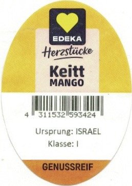 edeka herzstücke keitt mango 4 311532 593424 ursprung: israel klasse: 1 genussreif