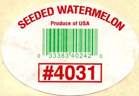 seeded watermelon produce of usa 033383402420 #4031