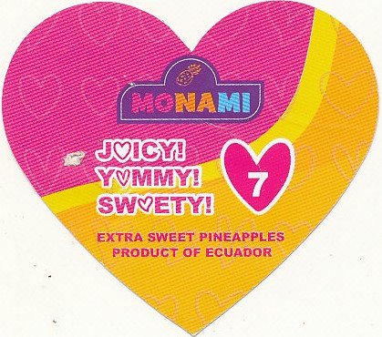 monami juicy! yummy! sweety! premium pineapples product of ecuador 7