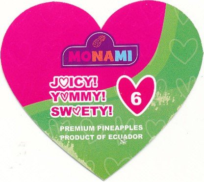 monami juicy! yummy! sweety! premium pineapples product of ecuador 6