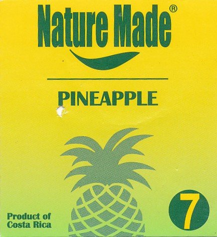 Nature made pineapple product of costa rica 7 5050372117016