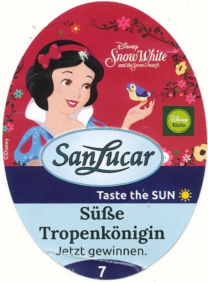 San lucar taste the sun disney snow white and the seven dwarfs 7 8430631198067