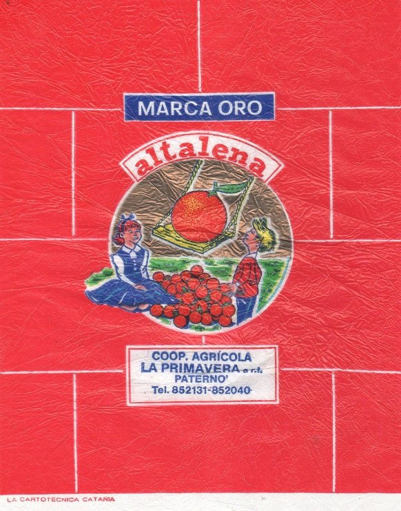 marca oro altalena coop. agricola la primavera paterno
