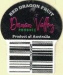 Onuan valley produce red dragonfruit product of australia
