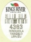 Kings River packing 4383 minneola tangelo usa/eu