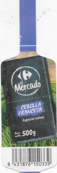 el mercado cebolla francesa especial salsas 500g peso neto: 8 431876 150339 origen espana