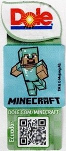 dole tm & © mojang ab. minecraft dole.com/minecraft ecuador