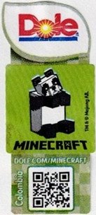 dole tm & © mojang ab. minecraft dole.com/minecraft colombia