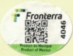 Fronterra 4046 product du mexique product of mexico