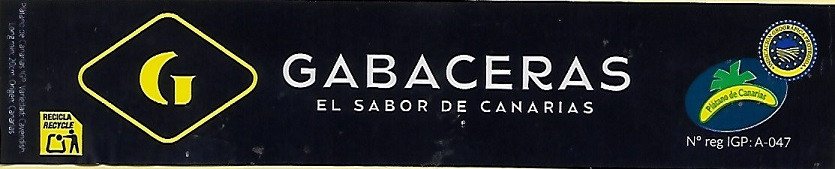 G gabaceras el sabor de canarias  platano de canarias n°reg igp: a -047