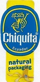 chiquita ecuador natural packaging