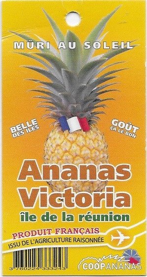 ananas victoria muri au soleil goût belle des iles ca le bon île de la réunion produit français issu de l'agriculture raisonnée 3760224333243