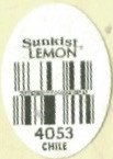 sunkist lemon 4053 chile