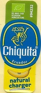 chiquita #94232 ec-bio-149 ecuador agriculture ecuador natural charger