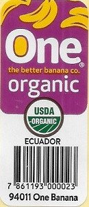 one the better banana co. organic usda -organic ecuador 7861193 00002 94011 one banana
