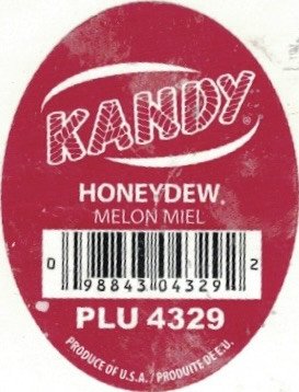 kandy honeydew. melon miel 19884304329 plu 4329 produce of u.s.a produite de eu.