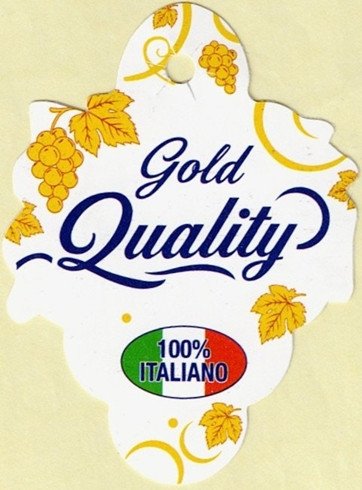 gold quality 100% italiano