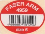 faser arm 4959 400007101256 size 6