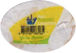 agro comercial latina s.a.s 0614143283185 green burro product of colombia