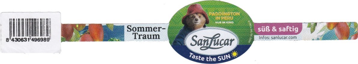 san lucar taste the sun paddington in peru nur in kino sommer-traum suss & saftig 8430631496989