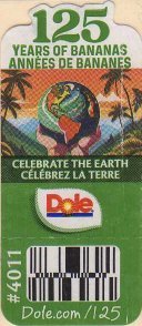 dole 125 years of bananas annees de bananes celebrate the earth celebrez la terre #4011 dole.com/125