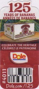 dole 125 years of bananas annees de bananes celebrate the heritage celebrez le patrimoine #4011 dole.com/125
