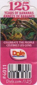 dole 125 years of bananas annees de bananes celebrate the people celebrez les gens #4011 dole.com/125