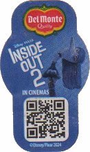 del monte quality disney pixar inside out 2 in cinemas disney/pixar 2024