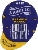cabello 4312 premium mango product of mexico super sweet at this color