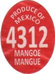 produce of mexico 4312 mangoe mangue