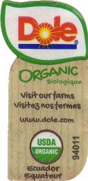 dole organic biologique visit our farms visitez nos fermes www.dole.com usda organic 94011 ecuador equateur