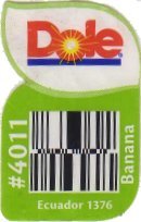 dole #4011 banana ecuador 1376