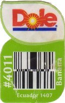 dole #4011 banana ecuador 1407