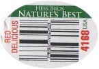 hess bros nature s best red delicious 4168 usa