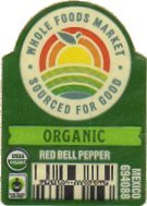 whole foods market sourced for good organic red bell pepper mexico 694088